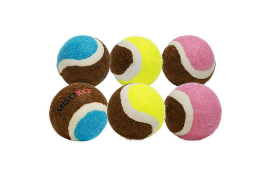MISOKO dog toy, tennis balls