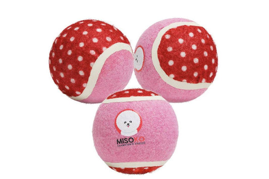 MISOKO dog toy, tennis balls