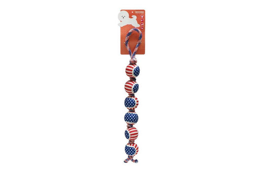MISOKO dog toy, balls with rope