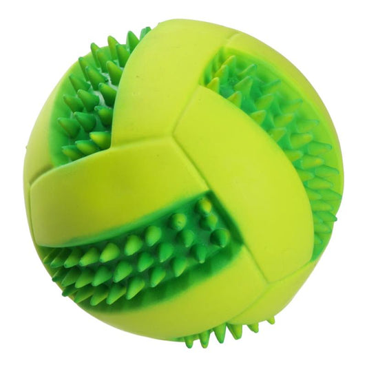 MISOKO dog toy, volleyball, latex, green, 10 cm