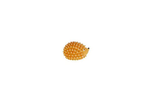 MISOKO toy for dogs, hedgehog, latex, yellow 6.9 cm