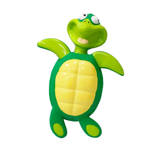 Jouet pour chien MISOKO, tortue, latex, vert, 26 cm