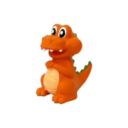 MISOKO dog toy, dinosaur, latex, green, 7.5 cm