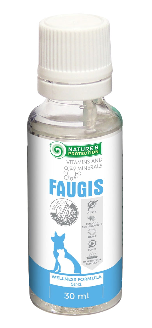 Nature's Protection Faugis, complementary feed for adult dogs and cats, wellness formula 5in1