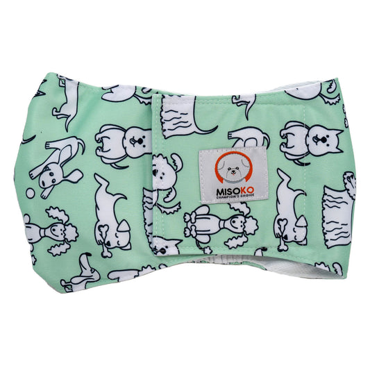 Misoko reusable diapers for male dogs