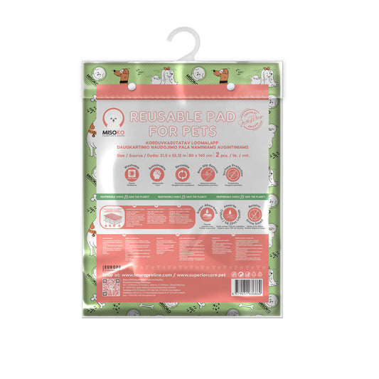 Misoko reusable dog pad, 2 pcs.