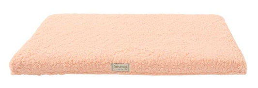 MISOKO soft pet bed, mattress, pink-orange, size M