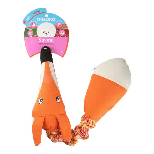 Stretchy Plush Dog Toy – Fox