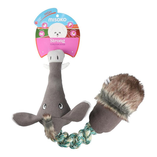 Jouet en peluche extensible pour chien – Sanglier