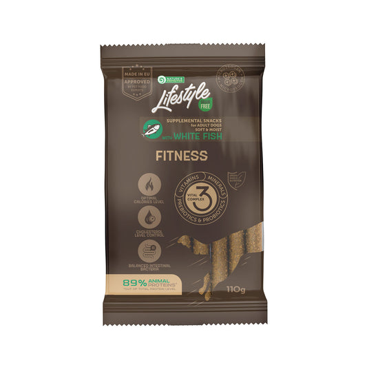 Nature’s Protection Lifestyle  “Fitness” - grain free functional snacks with white fish for adult dogs