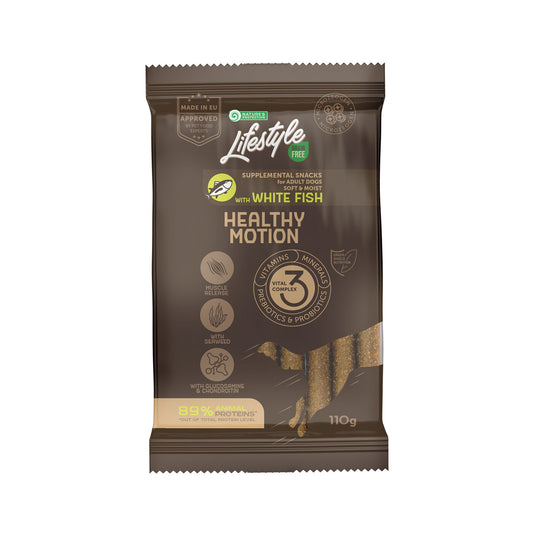 Nature’s Protection Lifestyle “Healthy Motion” - grain free functional snacks with white fish for adult dogs