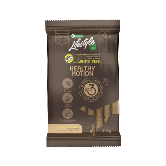 Nature’s Protection Lifestyle “Healthy Motion” - grain free functional snacks with white fish for adult dogs