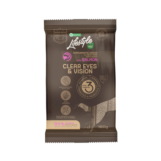 Nature’s Protection Lifestyle “Clear Eyes & Vision” - grain free functional snacks with salmon for adult dogs