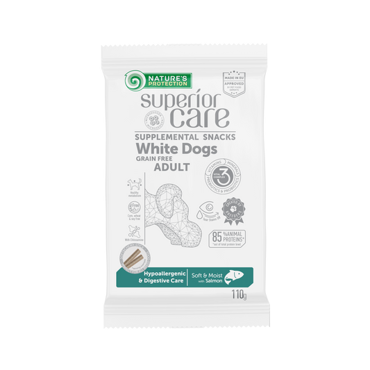 Nature's Protection Superior Care complementary grain free feed – snacks for adult dogs with salmon