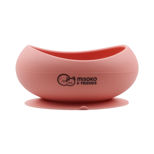 MISOKO & FRIENDS pet bowl mat, oval-shaped, silicone, 46×25×0.7 cm, orange