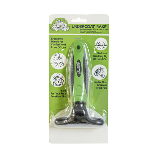 Double-row comb for dogs and cats