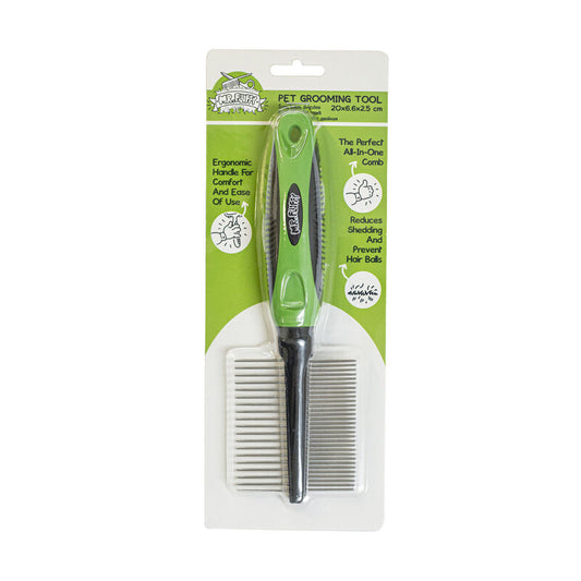 Dog comb, double-sided