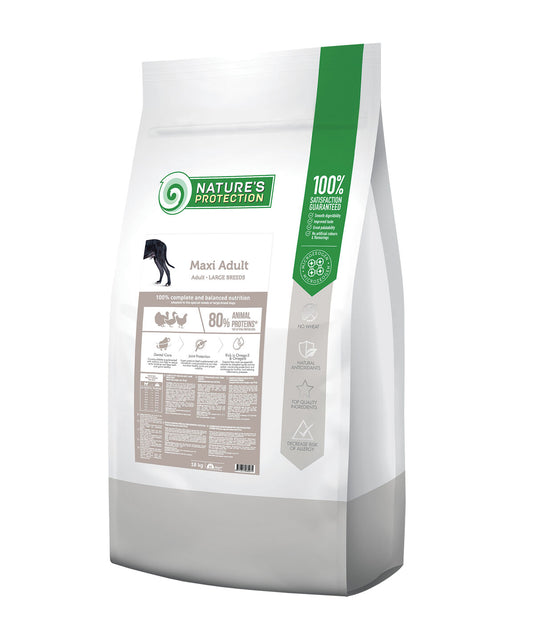 Nature's Protection dry food for adult large breed dogs with poultry