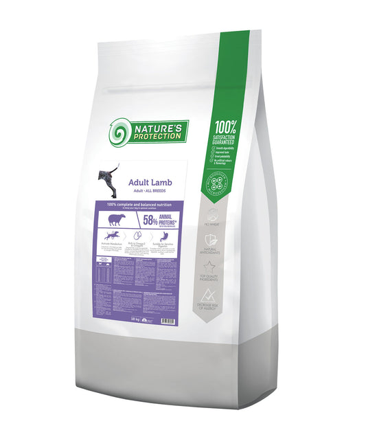 Nature's Protection Adult Lamb Breeder pose tørfoder til hunde