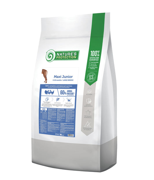 Nature's Protection Maxi Junior Breeder Bag dry feed for dogs with poultry