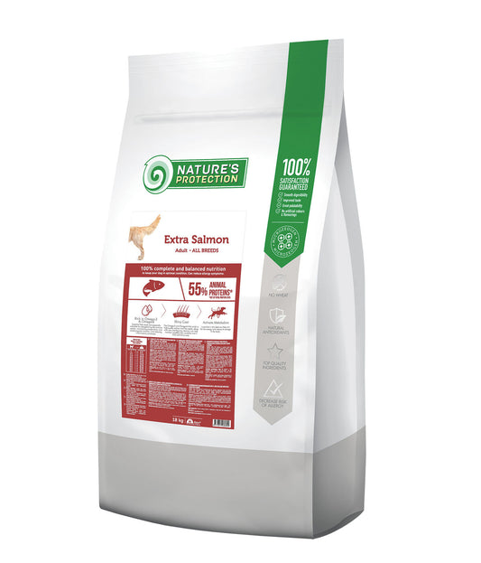 Nature's Protection Extra Salmon Breeder bag dry feed for dogs