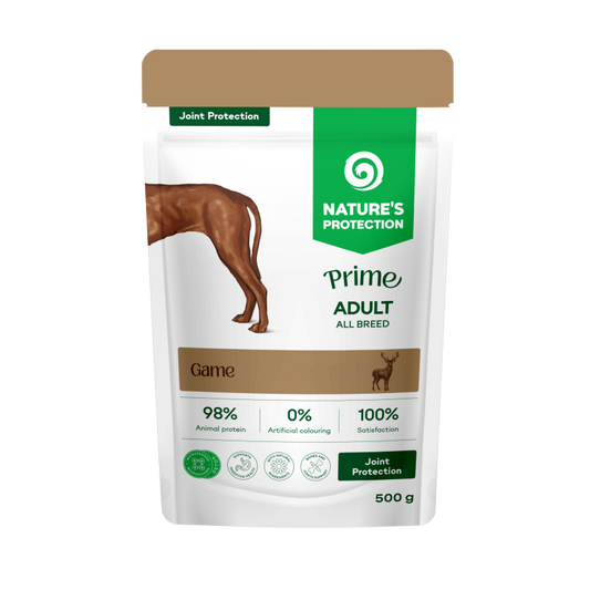 Nature's Protection Prime Joint Protection comida húmeda para perros adultos con caza