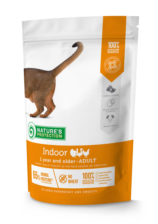 Nature's Protection dry food for adult cats with poultry