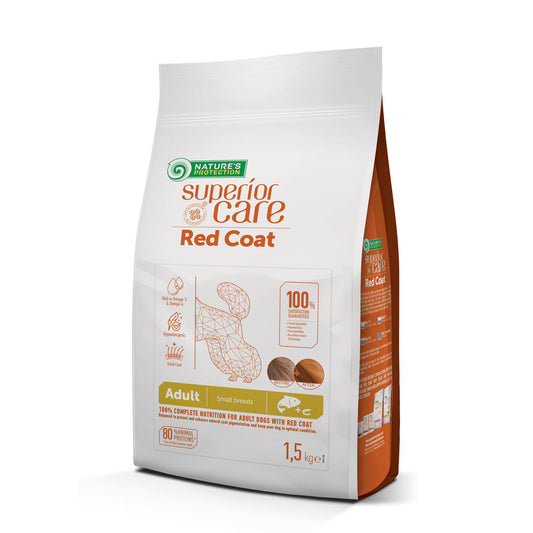 Nature's Protection Superior Care Red Coat Grain Free Salmon Adult Small Breed dry food for dogs
