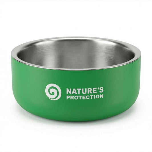 NATURE'S PROTECTION pet bowl, stainless steel, 760 ml, 14 cm