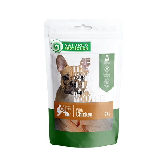 Nature's Protection snack for dogs with chicken,