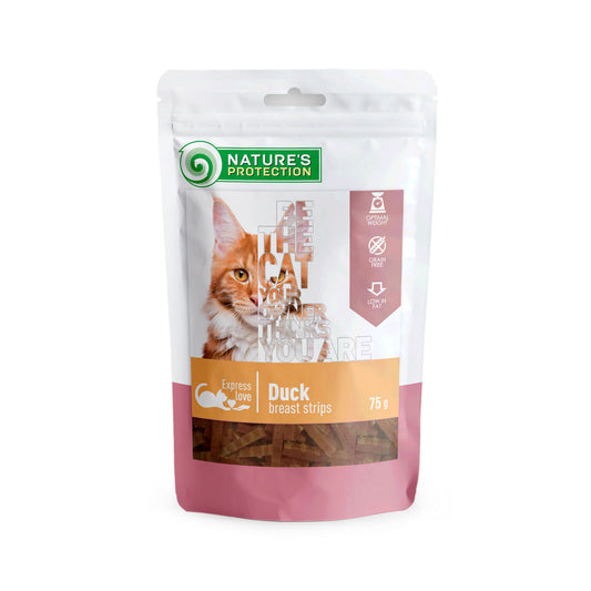 Nature's Protection snack for cats duck breast meat
