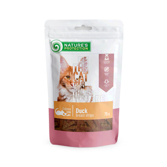 Nature's Protection snack for cats duck breast meat