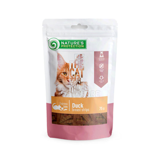 Nature's Protection snack for cats duck breast meat