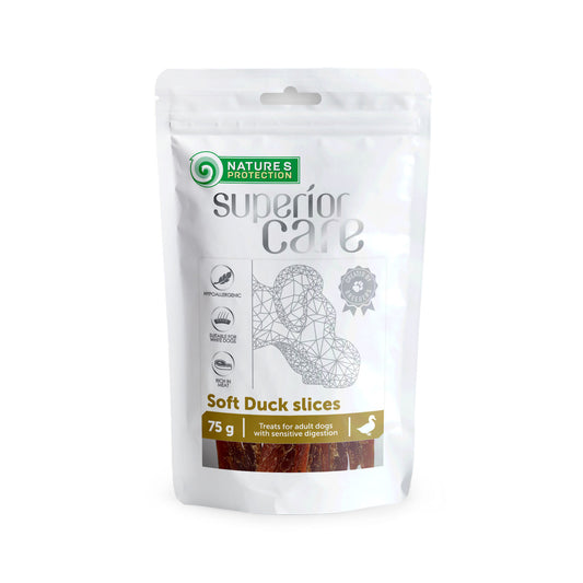 Nature's Protection Superior Care snacks for dogs soft duck slices