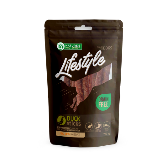 Nature's Protection Lifestyle snack for dogs duck sticks 75 g