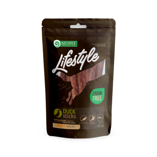 Nature's Protection Lifestyle snack for dogs duck sticks 75 g
