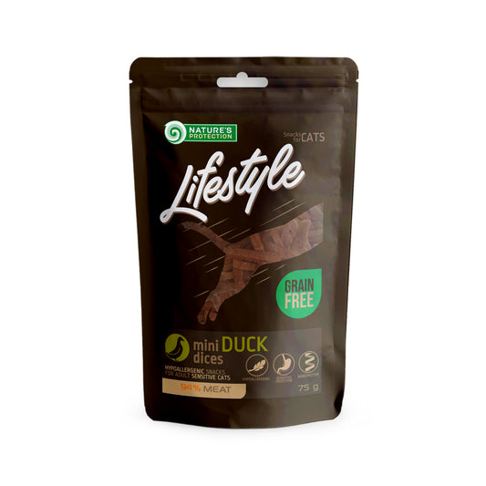 Nature’s Protection Lifestyle cat treats – Small Duck Bites