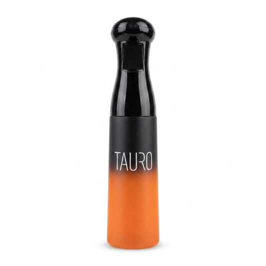 TAURO pet care spray bottle with continuous mist spray function, black-orange, 320 ml