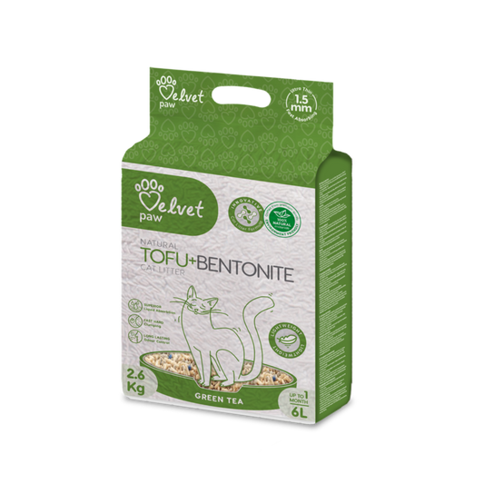 Cat Litter with Bentonite and Green Tea Extract