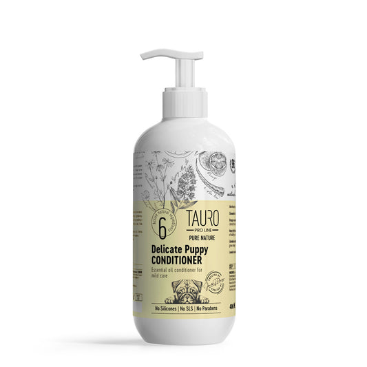 Tauro Pro Line Pure Nature Delicate Puppy, gentle coat conditionier for puppies