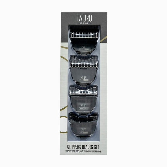 Tauro Pro Line stainless steel replacement blades set for pet's coat clippers