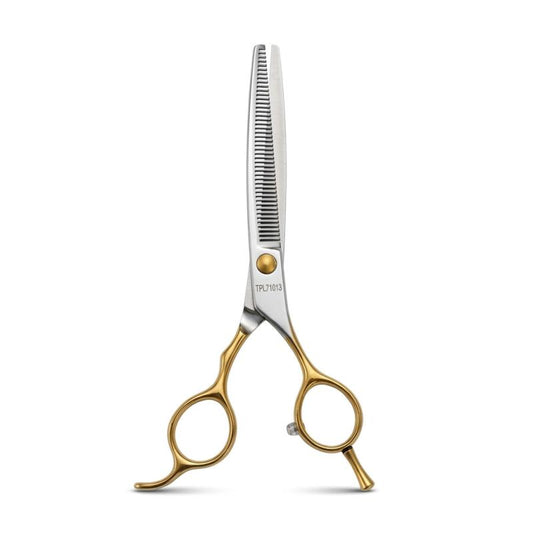 TAURO Perfection by Janita J. Plungė curved thinning scissors for right-handed users, 42 teeth, stainless steel, 18 cm