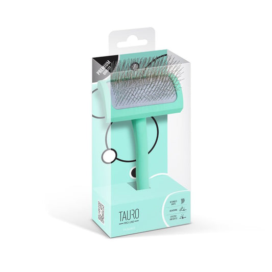 Tauro Pro Line wooden brush, curved, rectangular