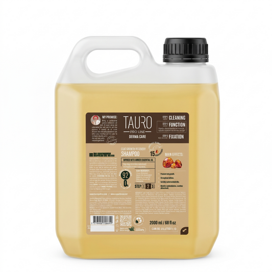 TAURO PRO LINE Derma Care Coat Growth Recovery Shampoo, coat line care shampoo for dogs and cats, 2000 ml