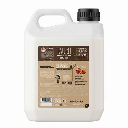 TAURO PRO LINE Derma Care Coat Growth Recovery Conditioner, coat line care conditioner for dogs and cats, 2000 ml