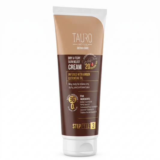 TAURO PRO LINE Derma Care Dry & Itchy Skin Relief Cream, coat surface care cream for dogs and cats, 250 ml