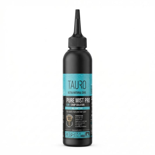 TAURO PRO LINE Ultra Natural Eye & Ear Care Mist, eye and ear care product for pets, with dropper tip, 150 ml