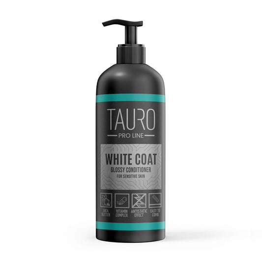 Tauro Pro Line White Coat  glossy conditioner for dogs and cats with white coat