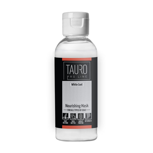 Tauro Pro Line White coat, nourishing mask for dogs and cats with white coat