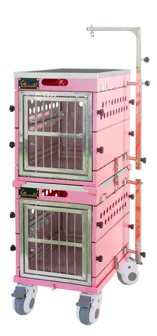 Unipet foldable pet cage set, 55x38x106cm